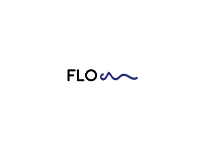 Flow logo adobe graphic identity logo logotype simple