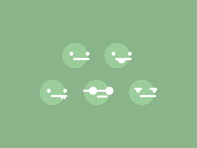 Faces emoji green illustration illustrator smiley vector vector art