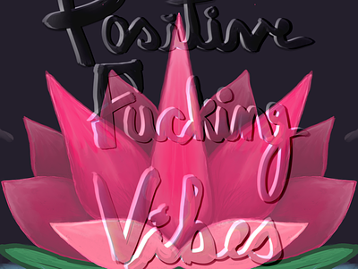 Lotus Vibes (explicit) design illustration vector