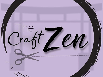 The Craft Zen Logo design illustration logo typography