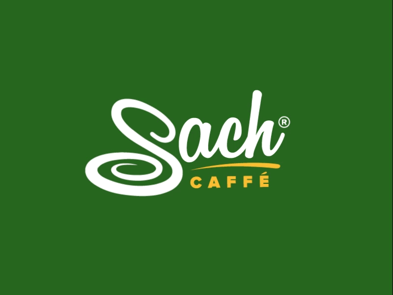 Sach Caffe branding coffee corporate identity logo