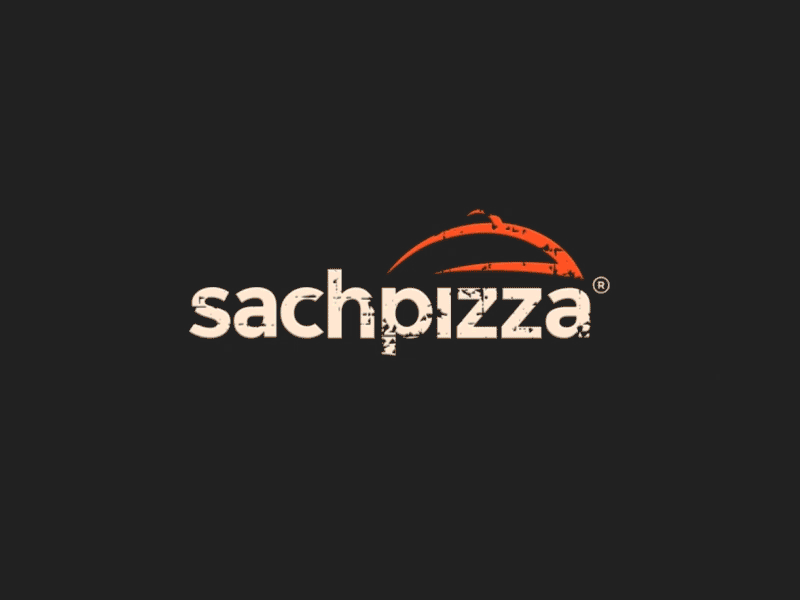 Sach Pizza branding corporate identity logo pizza