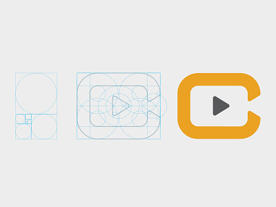 Video fibonacci golden ratio logo phi play