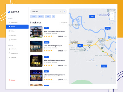 Search Hotel Dashboard