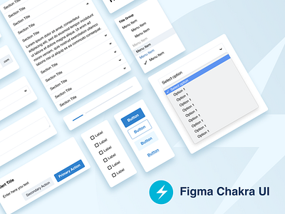 Figma Chakra UI - Library app components design design system figma design figmadesign kit mobile ui uikit web web design web site
