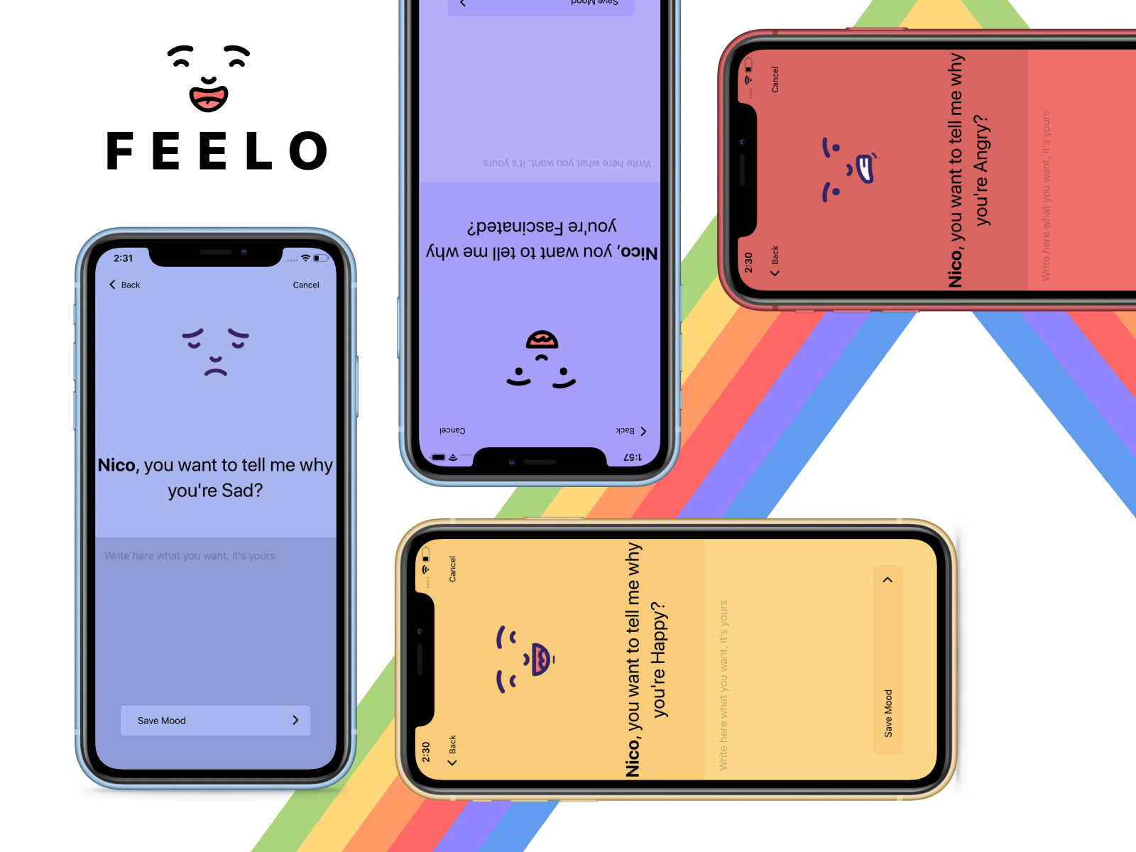 Feelo App - P2 by Nicolas Suarez on Dribbble