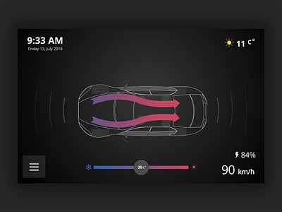 App for car - Safety [Concept] - A/C