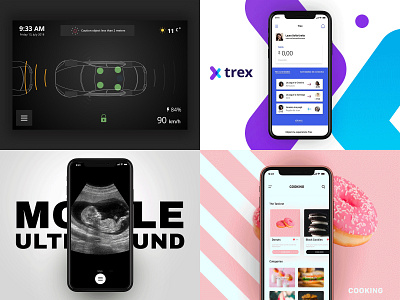 My #Top4Shots 2018 2018 adobe xd animation app app for car concept design invision invision studio iphone x mobile shots sketch top4 top4shots ui