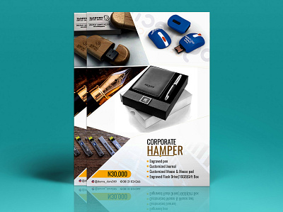 Corporate Hamper Design graphic design