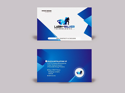Creative business card branding graphic design logo
