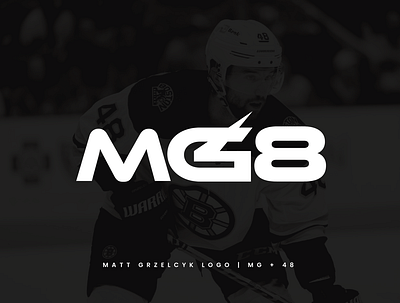 Matt Grzelcyk Logo | Boston Bruins branding design hockey hockey branding hockey logo identity logo logo design player branding player logo sports sports branding sports logo typography