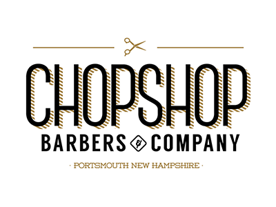 Chopshop barber barber shop boston branding chopshop hair haircut logo logo design
