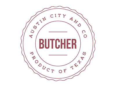 Austin Butcher austin austin texas branding butcher butcher shop design logo logo design minimalistic texas