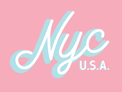 New York City america branding logo logo design new york new york city nyc type typeface typography united states usa