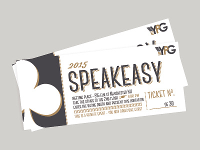 Speakeasy event invitations speakeasy tickets