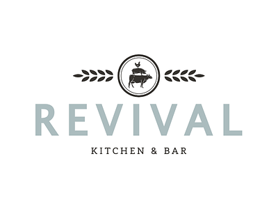 Revival Kitchen & Bar branding logo logo design
