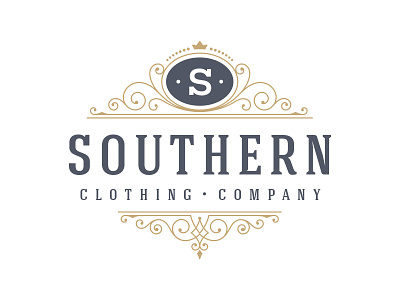 Southern Clothing Company alabama boutique branding clothing logo logo design mason dixon mississippi souther