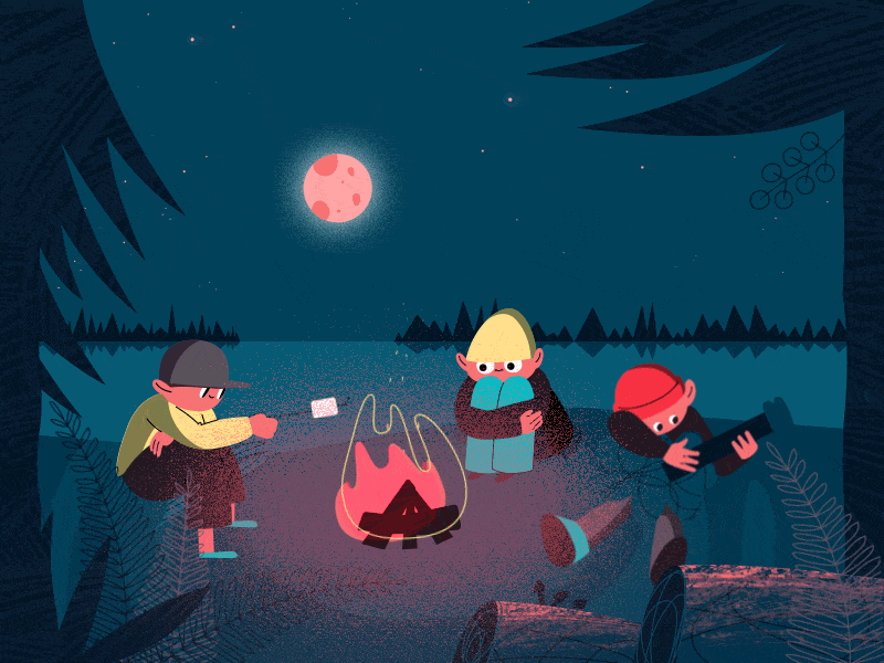 Campfire Animation Scene