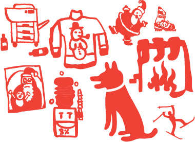 Holiday Essentials christmas holiday icon illustration dingbat font