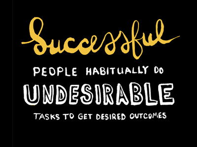 Success hand lettering illustration lettering typography
