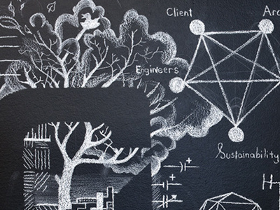 Mural Detail dialog drawing illustration mural tree