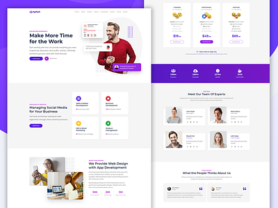 Landing Page Design app app landing app landing template black friday corporate agency corporate landing page digital agency landing page product landing redesign website design