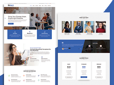 Digital Agency Landing Page Template corporate landing page digital agency digital marketing digital marketing agency online marketing