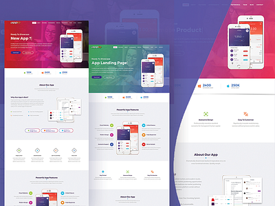 App Landing Page Template