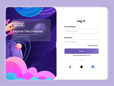 Day 01/100 (Sign Up) - Daily UI Challenge daily ui login login page sign up signup page signup ui ui ui challenge ui design
