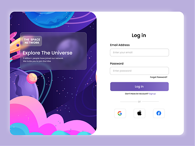 Day 01/100 (Sign Up) - Daily UI Challenge daily ui login login page sign up signup page signup ui ui ui challenge ui design