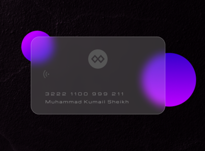 Glassmorphism Crypto card branding credit card crypto card debit card design glass morphism ui ui design