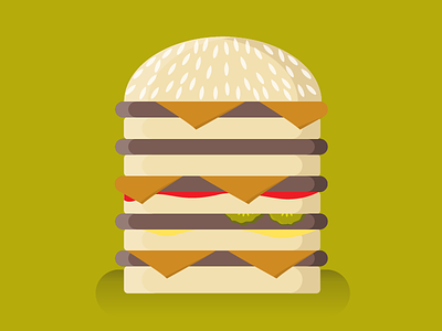 Burger burger cheese fast food hamburger icons illustrations illustrator junk food