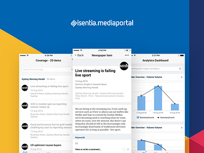 Isentia Mediaportal, Application