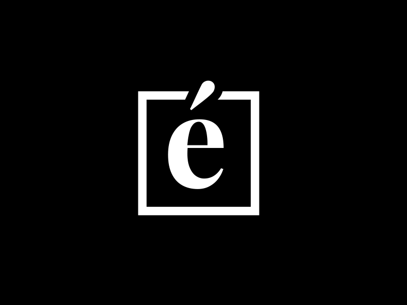 Extasis Extensions black white branding didone fashion logo minimal monochrome typography