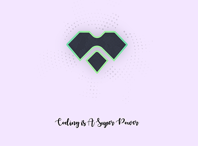 Coding is a SuperPower - Branding branding design visual