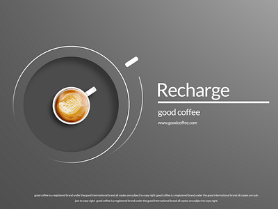 Recharge - Coffee branding design visual