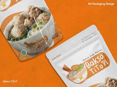 Bakso TiToTi - Project. (Packaging Design) branding design graphic design indonesia mockup packaging packaging design