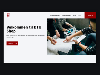 Ecommerce for Danmarks Tekniske Universitet - DTU design ecommerce minimal shop ui uidesign university ux webdesign website