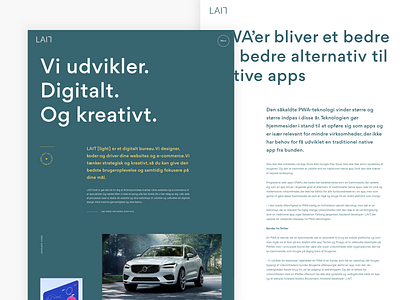 LAIT digital agency agency design digital ui uidesign ux web webdesign website