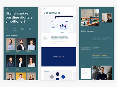 LAIT digital agency agency design digital minimal ui uidesign ux web webdesign website