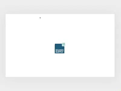 Scandi Supply - Frontpage Animation animation design ui uidesign ux webdesign website