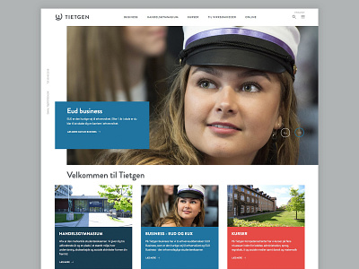 Tietgen ui uidesign ux webdesign website