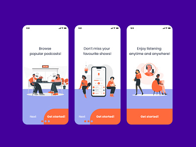 Podcast App Onboarding