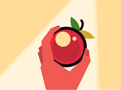 The Miracle Apple apple editorial illustration illustrator npr planet money