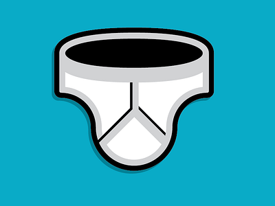 Drawin' Undies icon illustration underwear vector