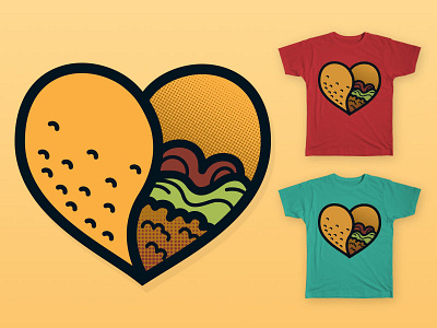 Taco, My Love heart taco threadless tshirt