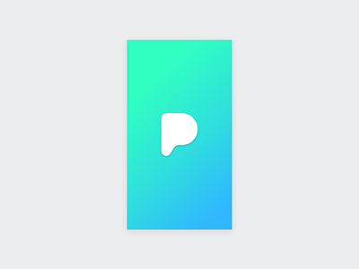 Making an app! app branding design gradient ios logo p spash screen ui ux