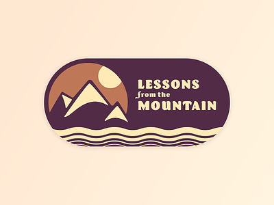 Lessons from the Mountain badge church feedbackplease illustration nps outdoors