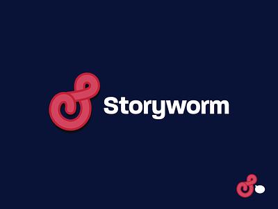 Storyworm branding illustration startup