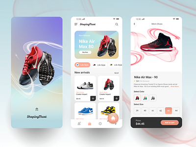 Shopping Mart - UX UI design attractive shopping app online shopping online shopping app online shopping design onlinestore shopping shopping mart trending design